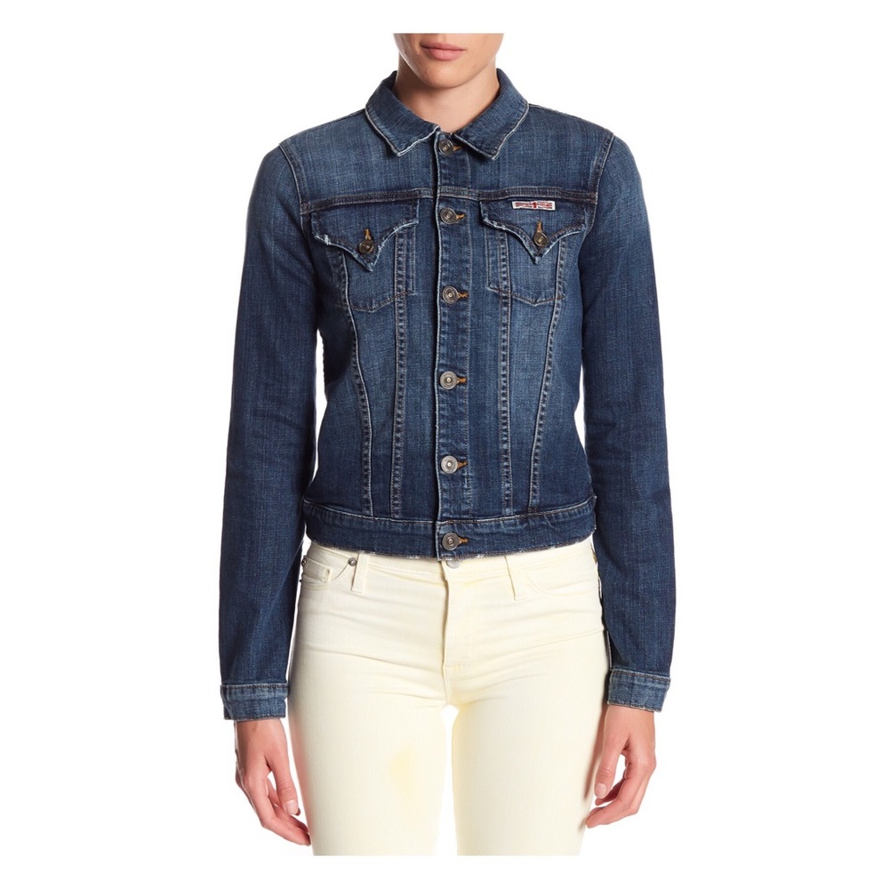 Hudson Jean Jacket Contour Fit Stretch Denim!